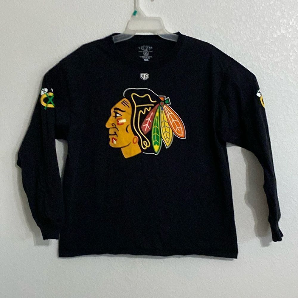 OLD TIME HOCKEY Men’s Black Medium Thick 100% Cotton T Shirt Size M